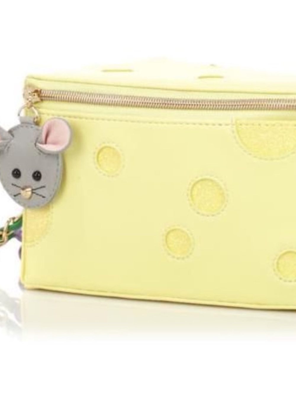 Super rare betsey Johnson cheese clutch wristlet purse “in queso emergency” - Picture 13 of 15